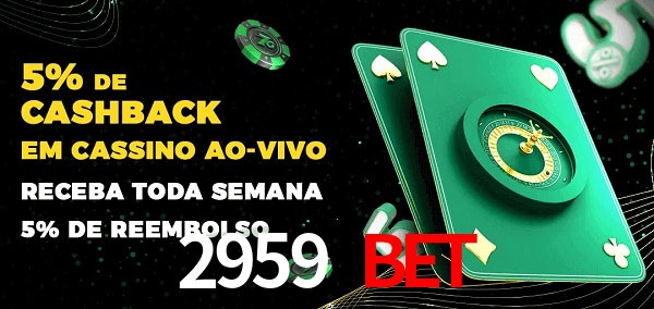 Promoções do cassino ao Vivo 2959 bet